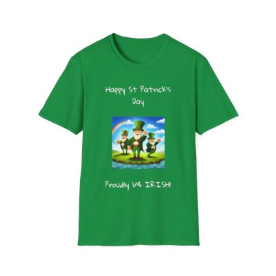 Happy St Patrick's Day, Proudly 1/4 Irish Celebration Tee!  - T-Shirt