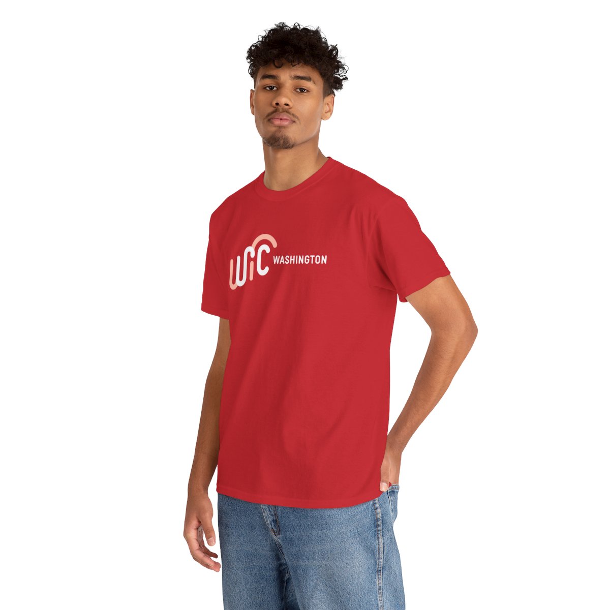 Red T-shirt with WIC logo product thumbnail image