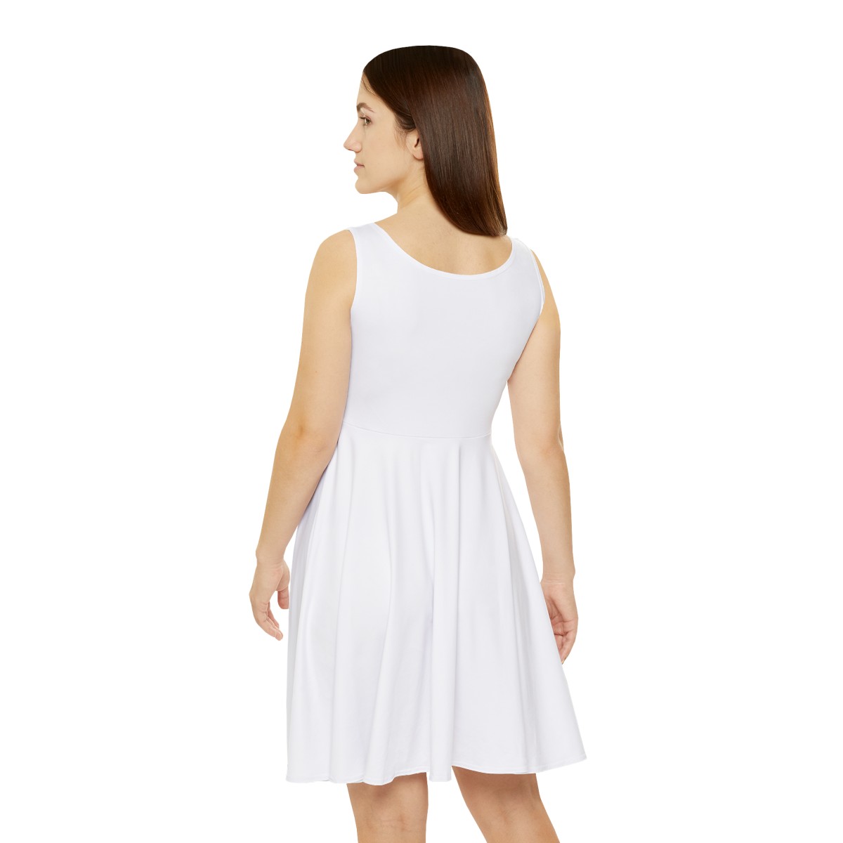 Dallah Radio Women's White Skater Dress product thumbnail image