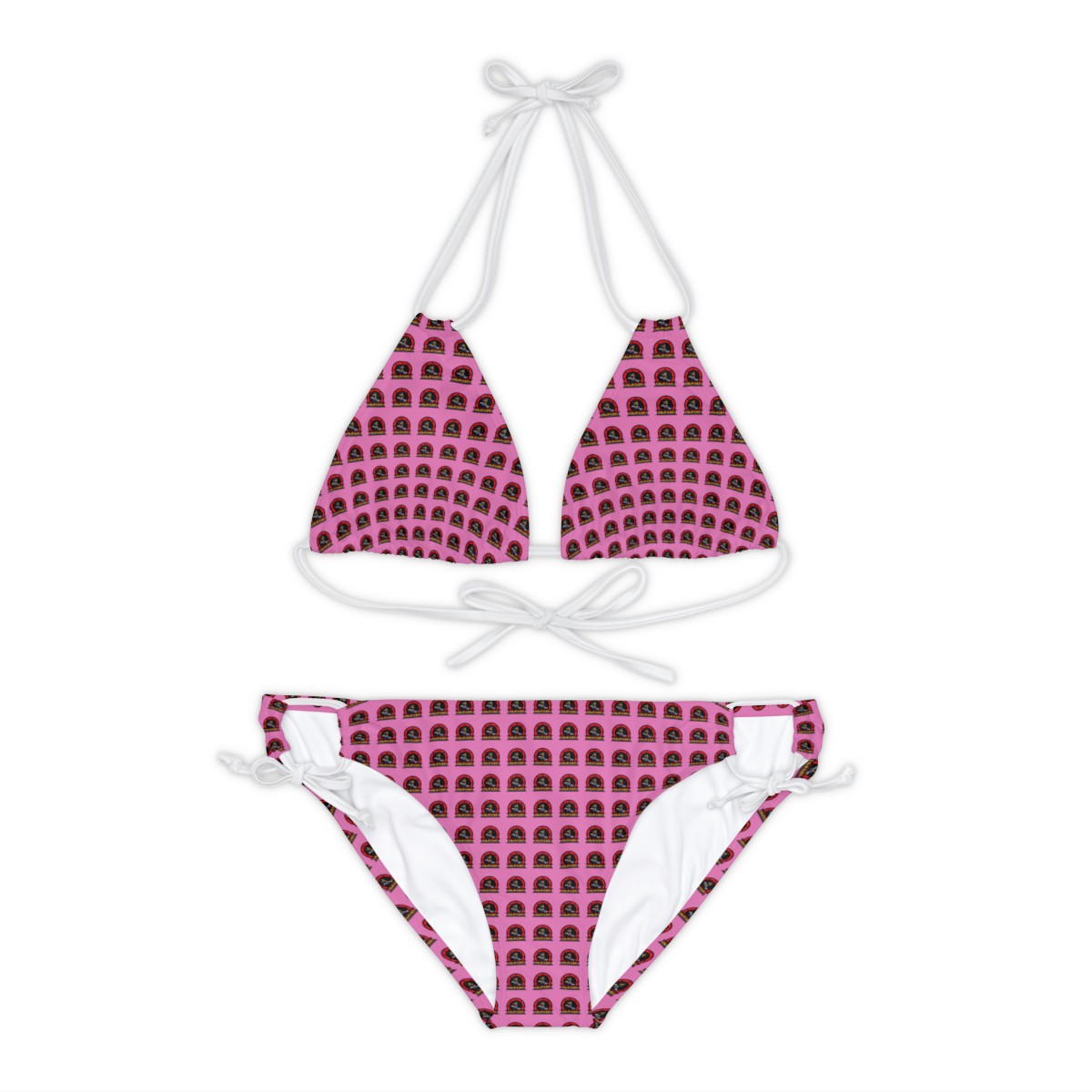 Dallah Radio Pink Strappy Bikini Set  product thumbnail image