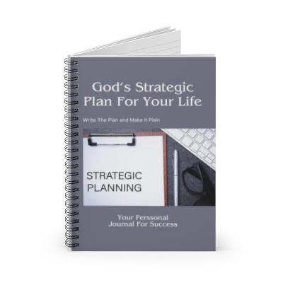 God's Strategic Plan For Your Life Spiral Notebook - Ruled Line