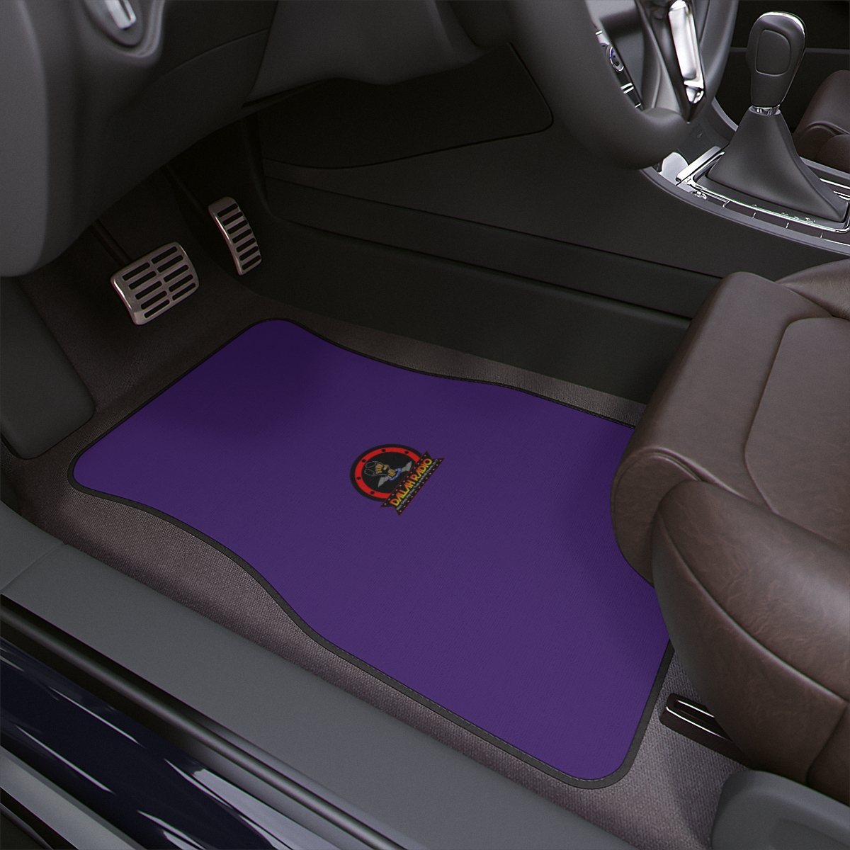 Dallah Radio Purple Front and Rear Car Floor Mats  product thumbnail image