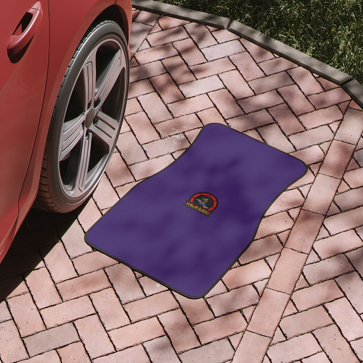 Dallah Radio Purple Front and Rear Car Floor Mats  product thumbnail image