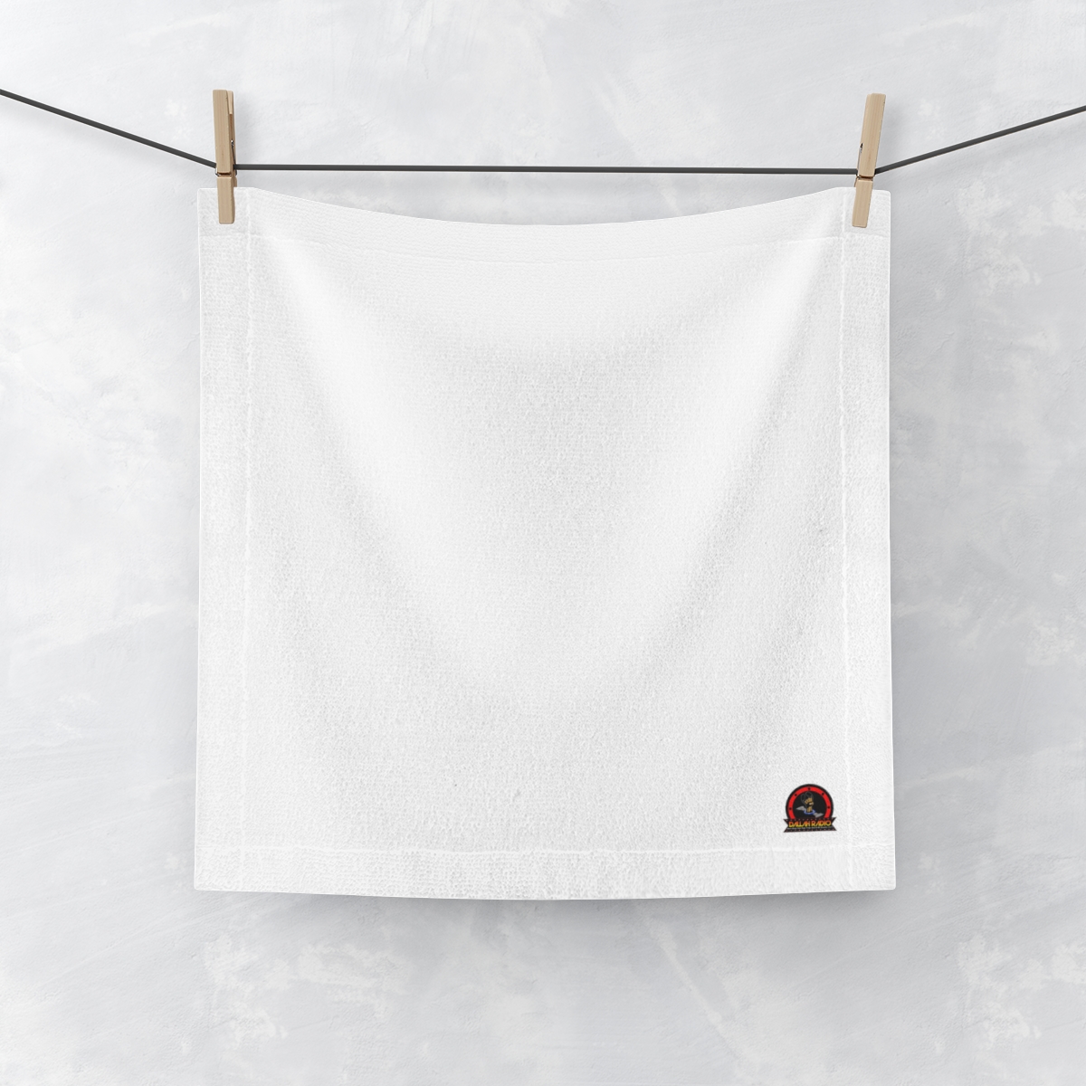 Dallah Radio White Face Towel product thumbnail image