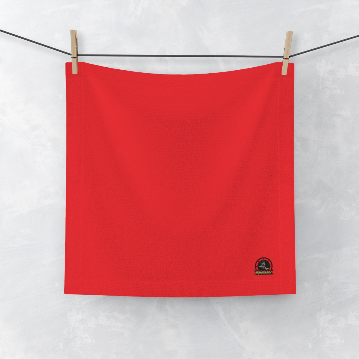 Dallah Radio Red Face Towel product thumbnail image