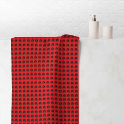Dallah Radio Red Mink-Cotton Towel