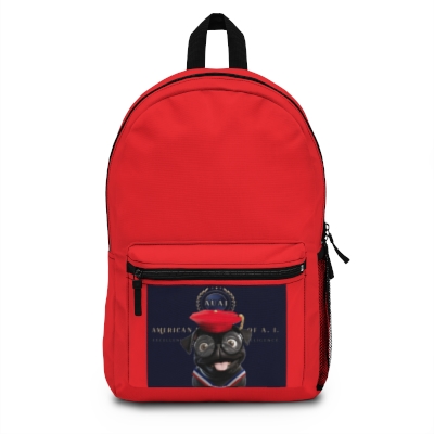 American University of A. I. Bella Mascot Red Backpack