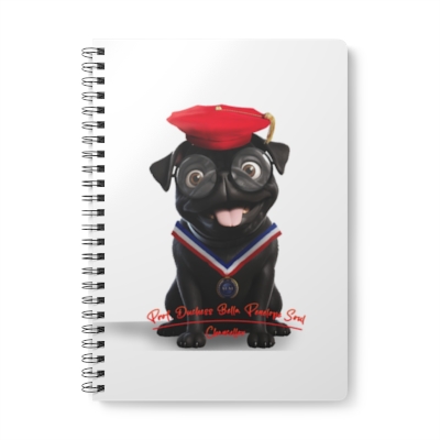 American University of A. I. Bella Mascot Wire bound Softcover Notebook, A5
