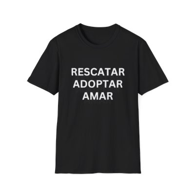 Copy of Unisex Softstyle T-Shirt - Rescatar, Adoptar, Amar