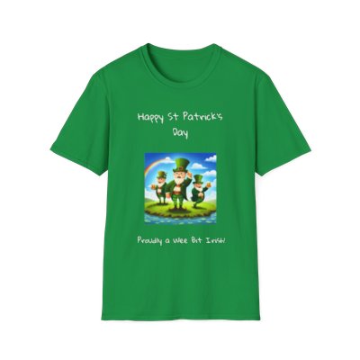 Happy St Patrick's Day, Wee Bit Irish Celebration Tee!  - T-Shirt