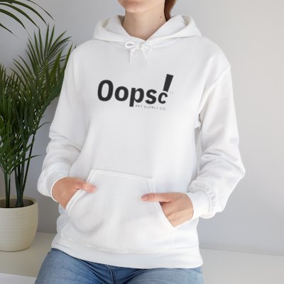 Oopsc! Unisex Hoodie in 7 Colors With Back Design