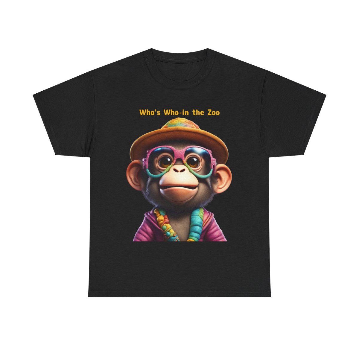 Who's Who in the Zoo - Adult Unisex Heavy Cotton Tee-Z00001 product main image