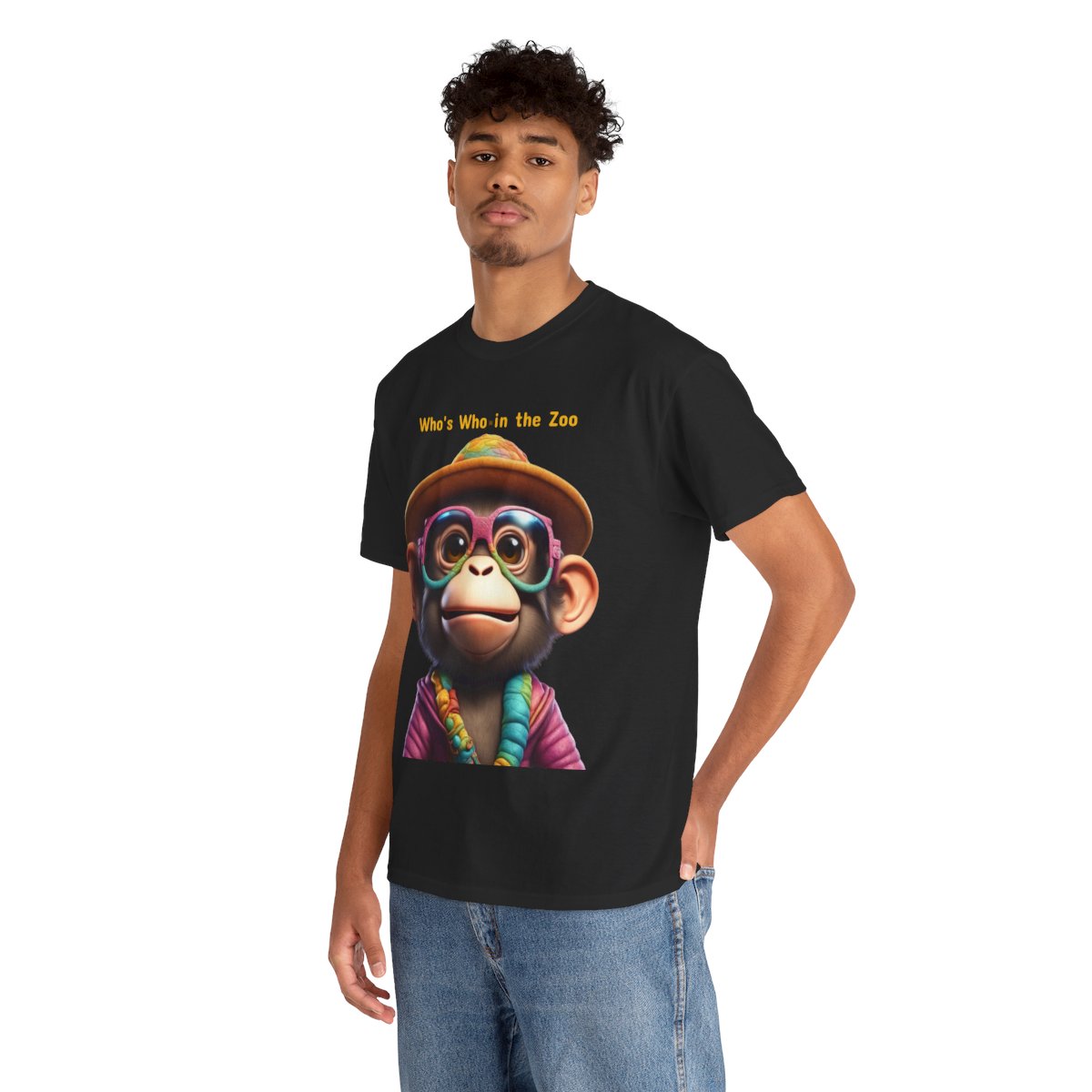 Who's Who in the Zoo - Adult Unisex Heavy Cotton Tee-Z00001 product thumbnail image