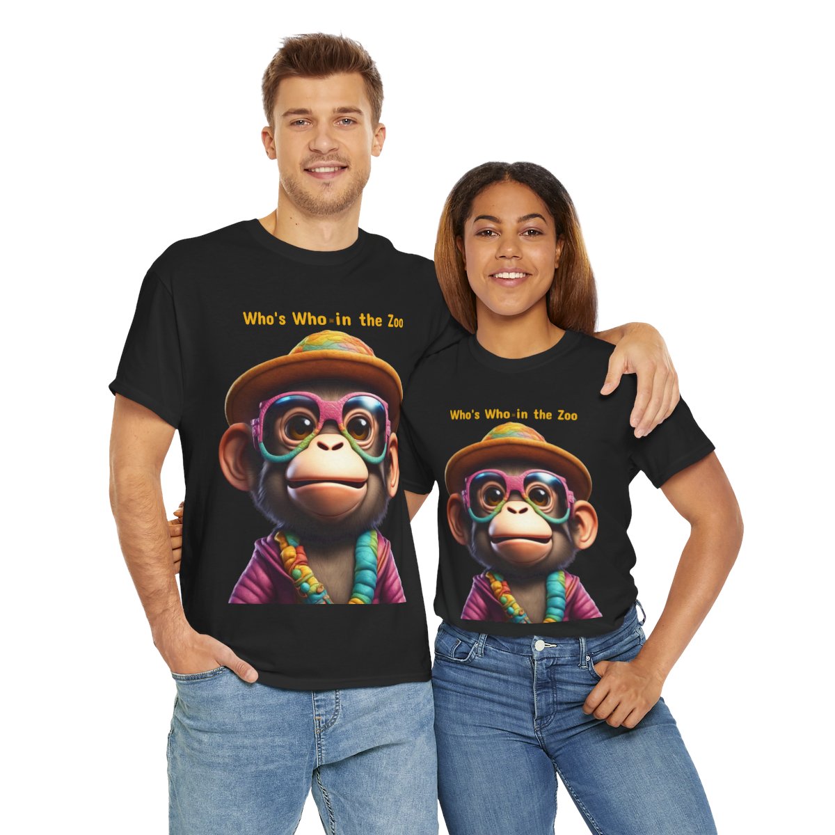 Who's Who in the Zoo - Adult Unisex Heavy Cotton Tee-Z00001 product thumbnail image