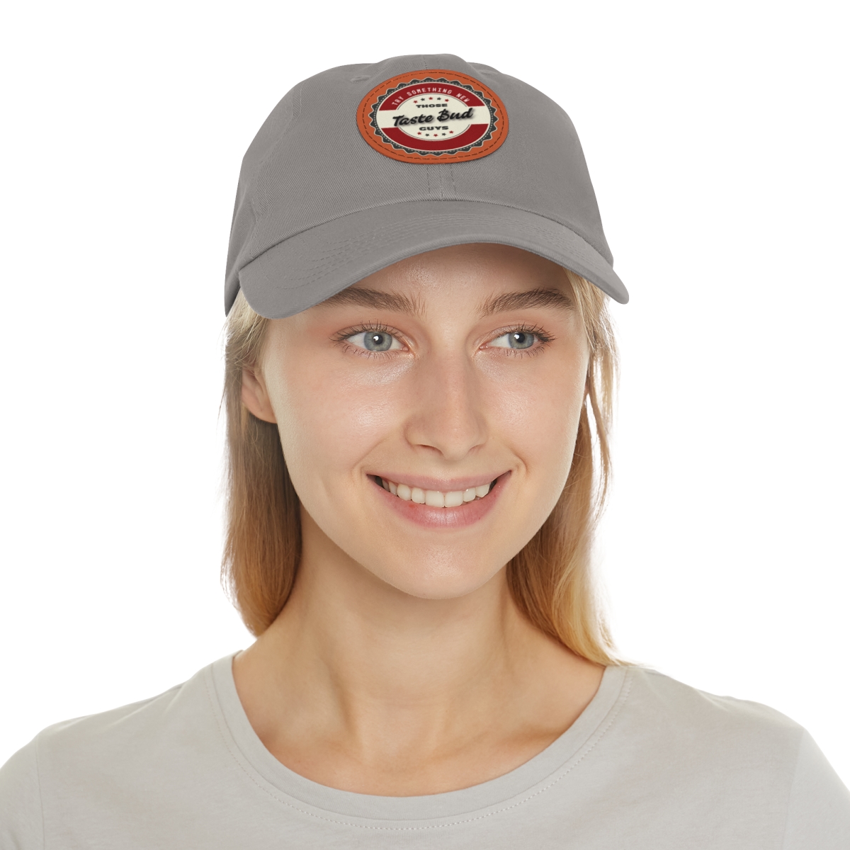 Dad Hat with Leather Patch (Round) product thumbnail image