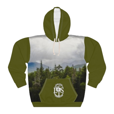 Stormy White Mountains AOP Hoodie