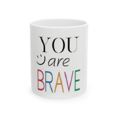 Brave Ceramic Mug 11oz