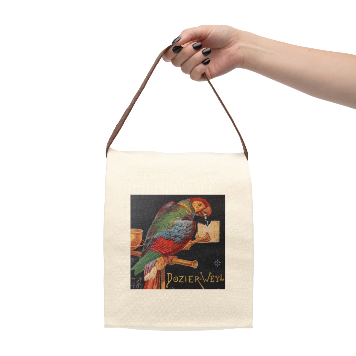Canvas Lunch Bag With Strap product thumbnail image