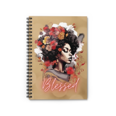 Blessed, Spiral Notebook - Ruled Line