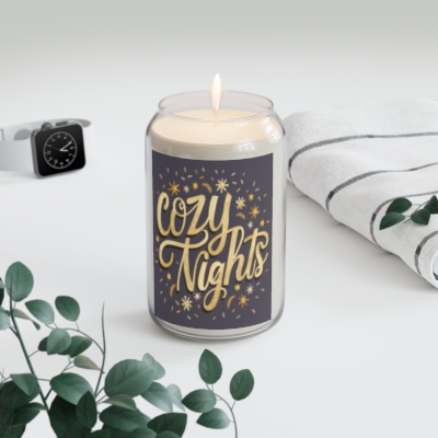 Create Cozy Nights with our Natural Soy Candle | 3 Aromatic Scents - Comfort Spice, Sea Breeze, Vanilla Bean | Long-lasting | 100% Cotton Wick 