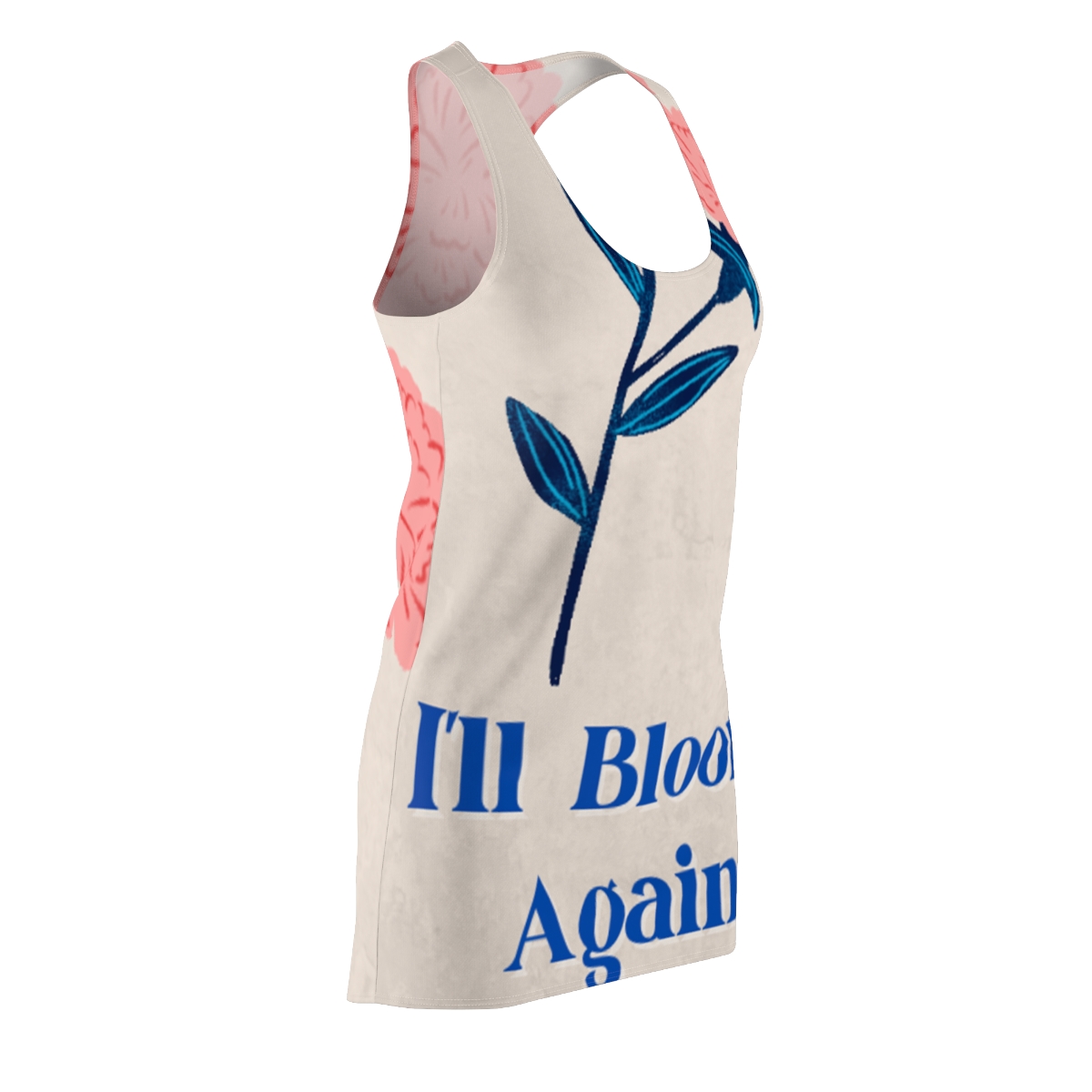 I'll Bloom Again - Sai Marie Design Women's Cut & Sew Racerback Dress (AOP) product thumbnail image