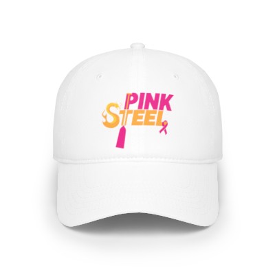 Pink Steel Low Profile Baseball Cap