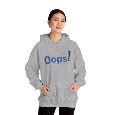 Oopsc! Unisex Hoodie in 3 Colors With Back Design