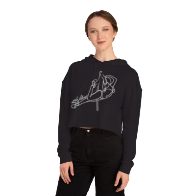 Own Your Power, Own Your Style: Pole Dancer Cropped Hoodie
