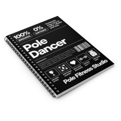 Pole Dancer Ingredients Notebook- Perfect For Documenting Your Pole Journey