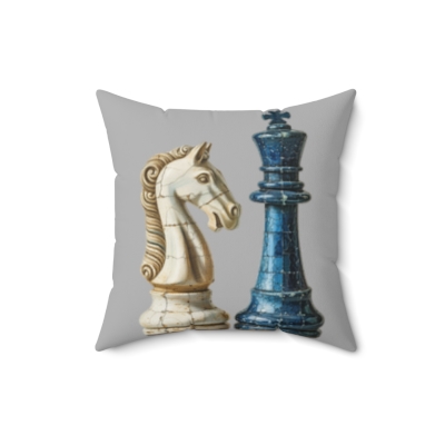 Chess Pieces Throw Pillow -  Decorative Cushion  - Fatal Shadows 