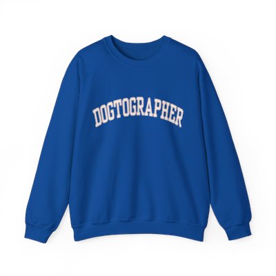 Dogtographer sweatshirt - blue