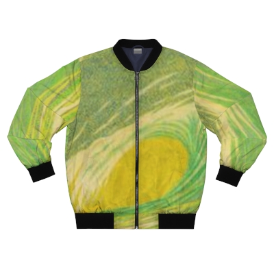 Yellow Swell by Francois Miglio - Men's Bomber Jacket (AOP)