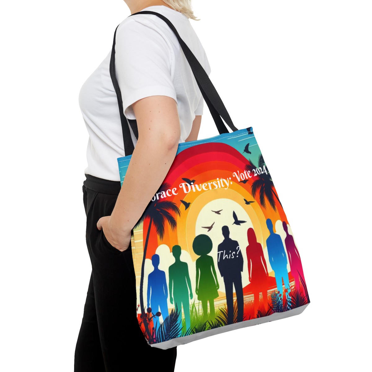 Embrace Diversity, Vote 2024 - Tote Bag product thumbnail image