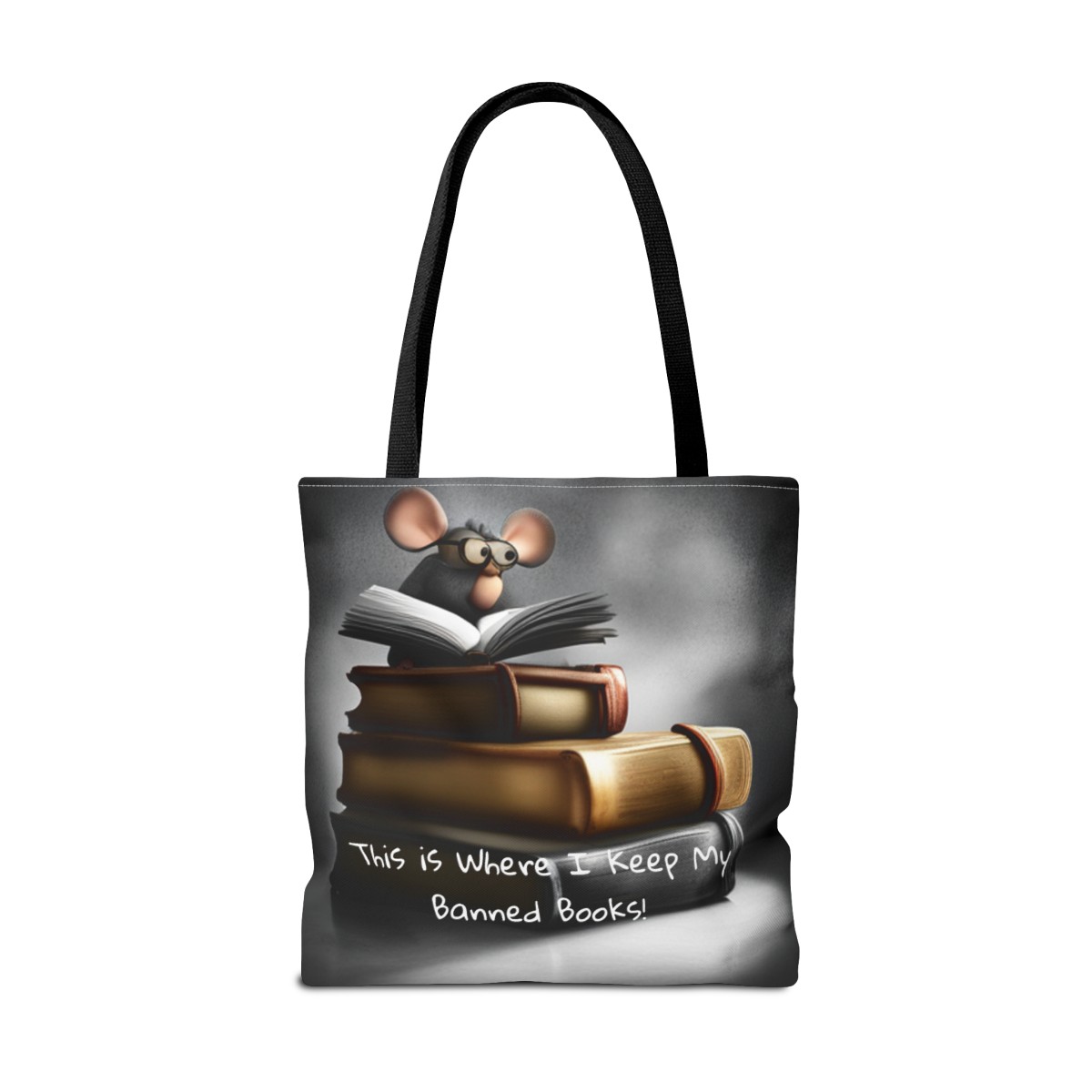 This is Where I Keep My Banned Books! - Tote Bag product thumbnail image