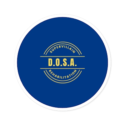 DOSA Badge Round Stickers, Indoor\Outdoor