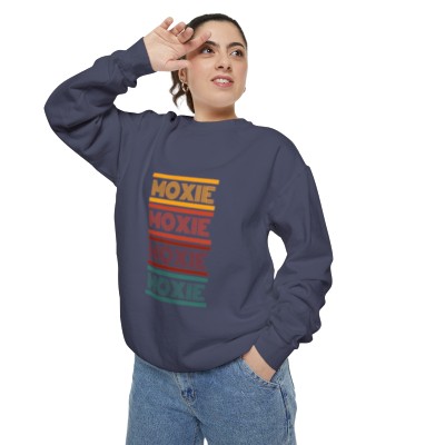 Unisex Moxie Retro Garment-Dyed Sweatshirt