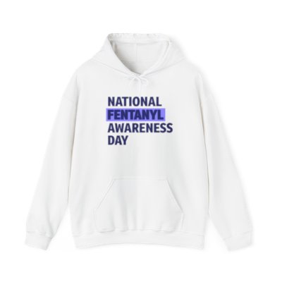 NFAD Purple Logo Unisex Heavy Blend™ Hooded Sweatshirt