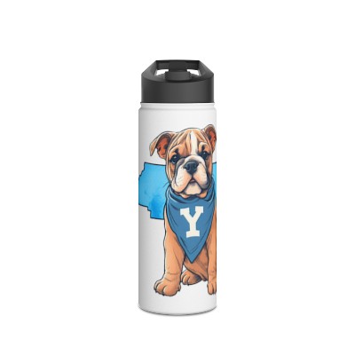 Stainless Steel Water Bottle Bulldog puppy