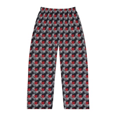 Men's Pajama Pants (AOP) (White Wings)
