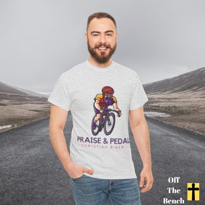 Praise and Pedal Christian Biker T-shirt