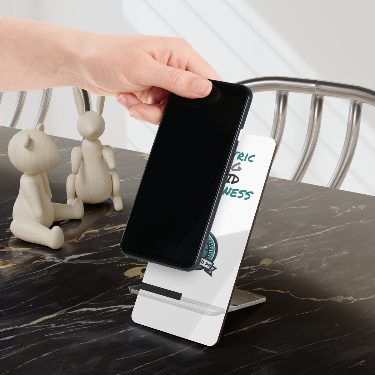 Pediatric Long COVID Awareness Mobile Display Stand for Smartphones product thumbnail image