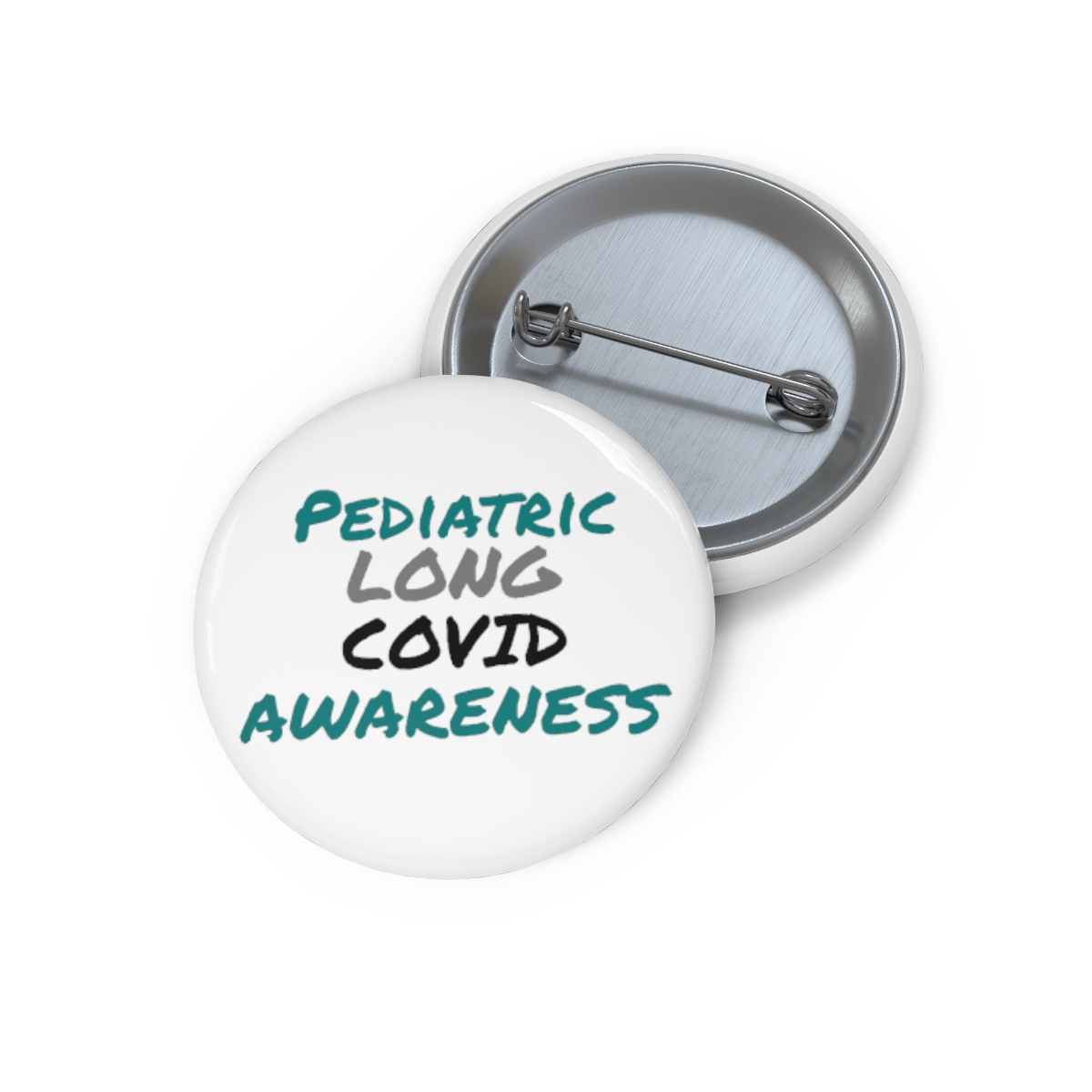 Pediatric Long COVID Awareness Pin Buttons product thumbnail image