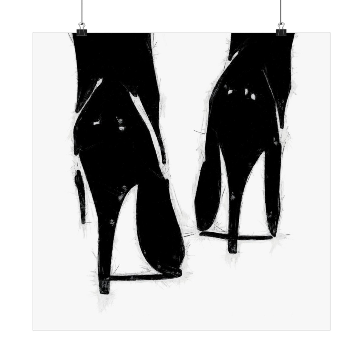 High Heels From Behind Poster product thumbnail image