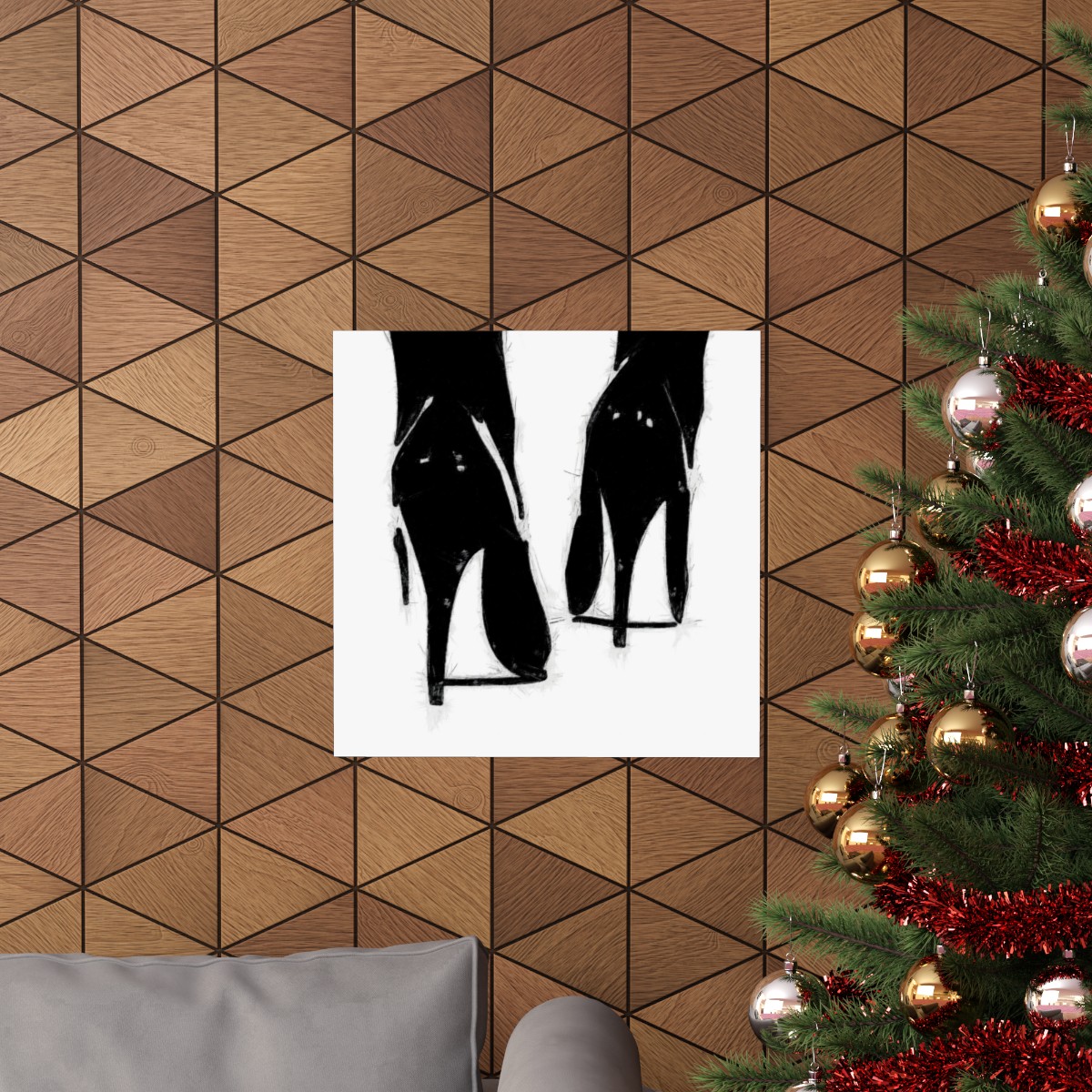 High Heels From Behind Poster product thumbnail image