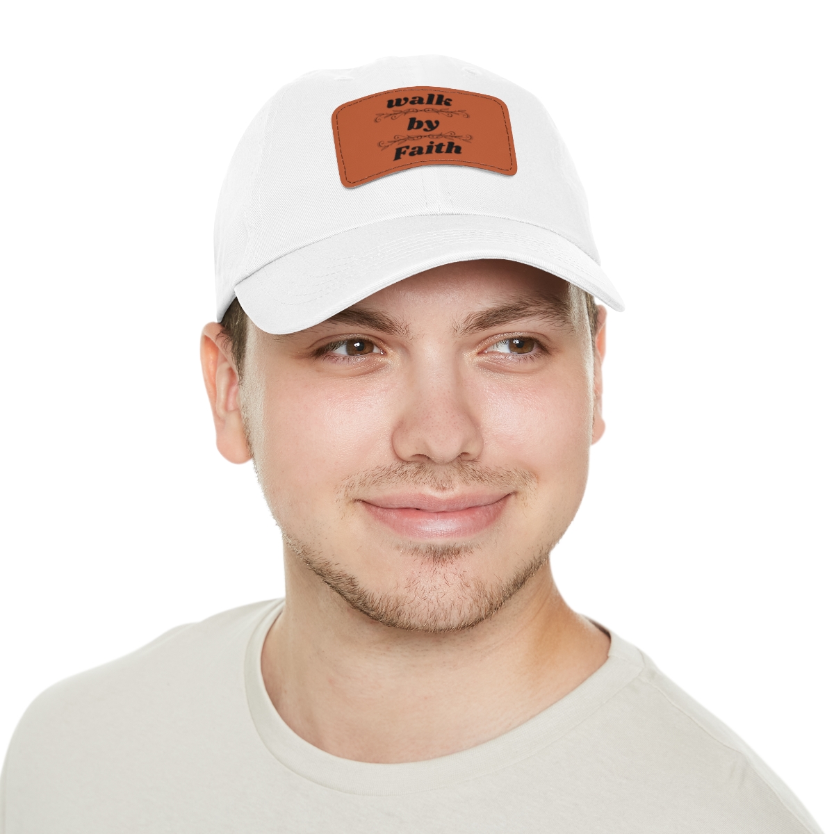 Dad Hat with Leather Patch (Rectangle) product thumbnail image