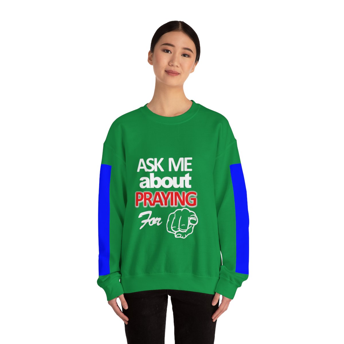 Ask Me About Praying For You Sweatshirt product thumbnail image