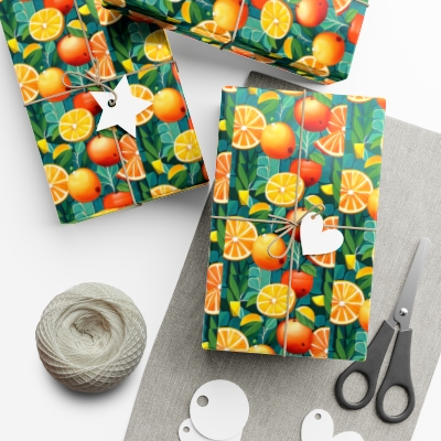 Citrus Gift Wrap