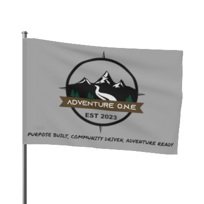 Adventure O.N.E Motto Flag