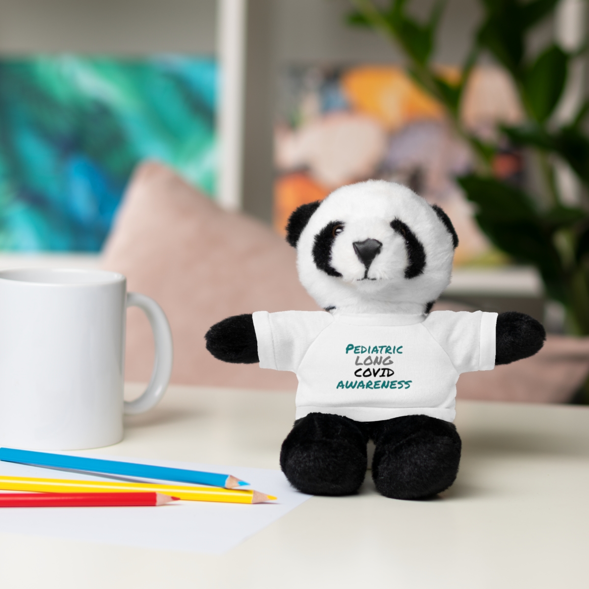 Pediatric Lond COVID Awareness Stuffed Animals with Tee product thumbnail image