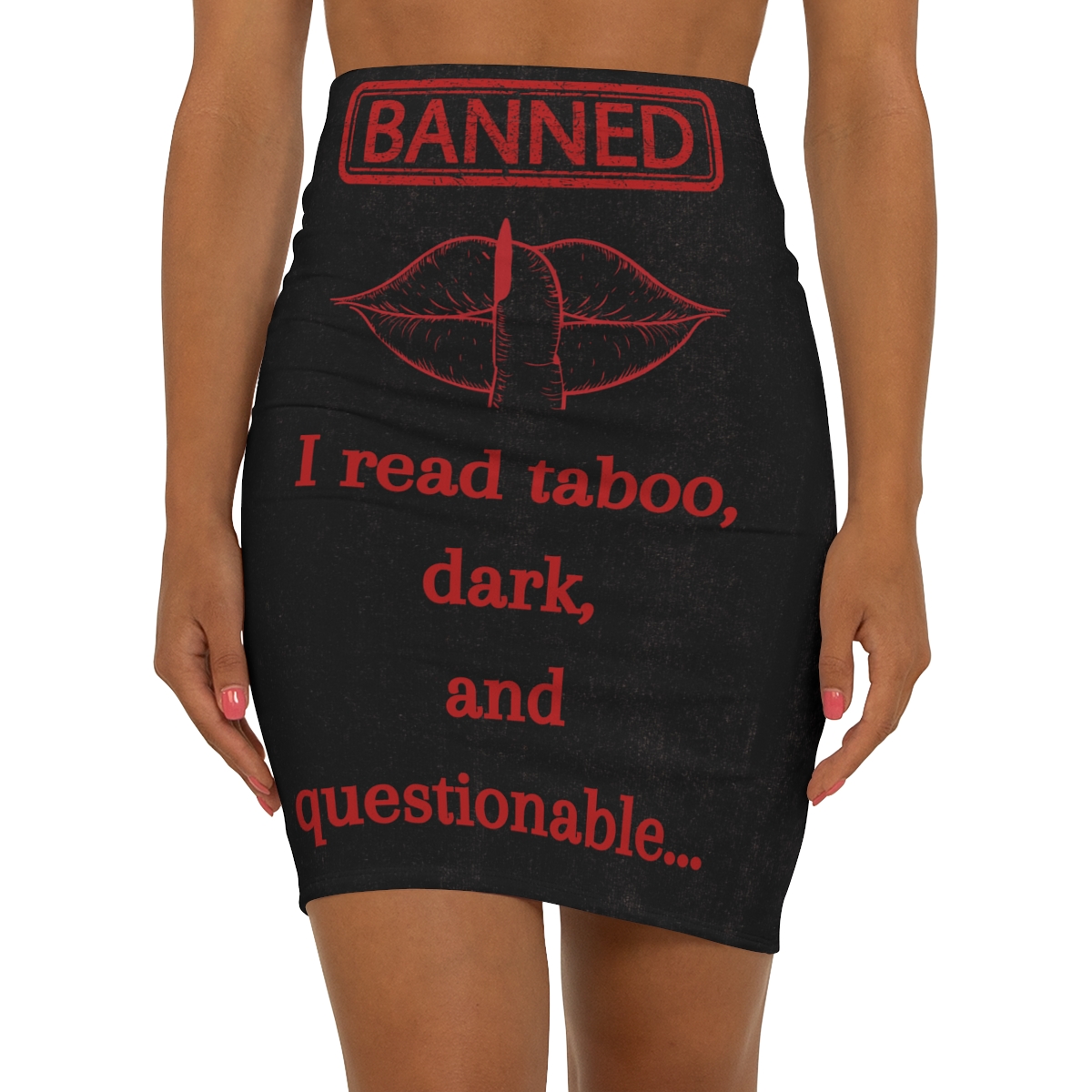 I Read Ban'd Women's Mini Skirt (AOP) product thumbnail image